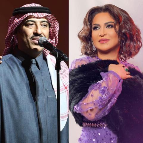 نوال الكويتية وأصيل أبو بكر- الصور من انستقرام @nawal - @rotanalive