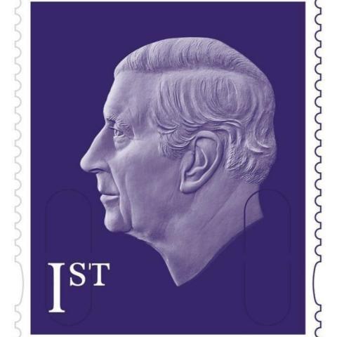 صورة الملك تشارلز على أول طابع بريدي في بريطانيا - إنستغرام