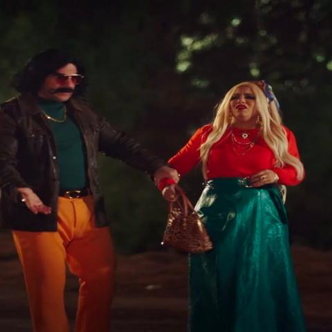 مشهد من مسلسل الكبير اوى الحلقة 4