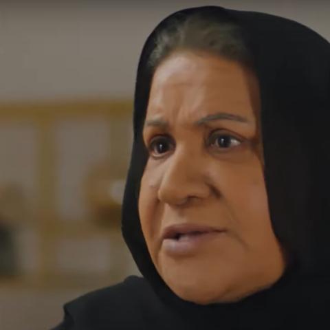 مسلسل مجاريح الحلقة 6 خالد مصمم على ملاحقة أم منصور ، لقطة شاشة