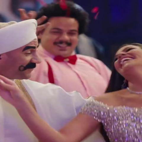 أحمد مكي ولورديانا من مسلسل الكبير الحلقة الأولى