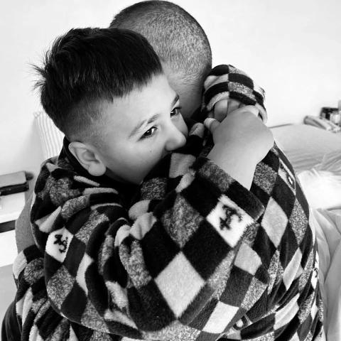 رامي عياش وابنه آرام - إنستقرام