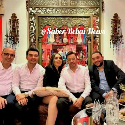 صابر الرباعي في حفل خطوبة ابنه إسلام  - صورة من إنستقرام