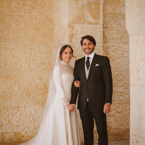 الأميرة إيمان بنت عبدالله الثاني والسيد جميل ألكساندر ترميوتس - صورة من إنستقرام