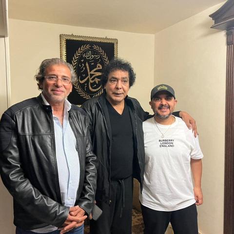 محمد منير وخالد يوسف ووليد سعد