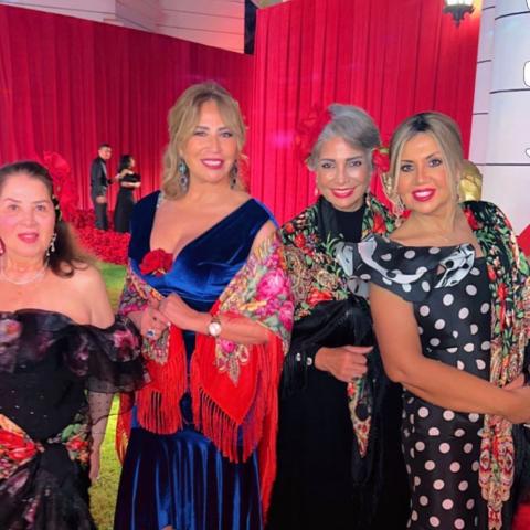 بوسي شلبي، سوسن بدر، ايناس الدغيدي وبوسي- انستقرام @boosy17