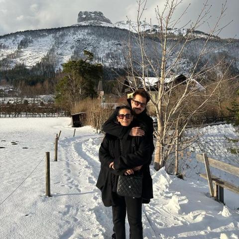 أنيل كابور وزوجته سونيتا كابور- انستقرام @anilskapoor