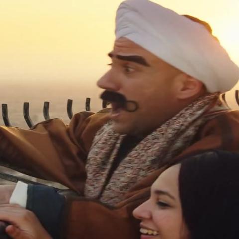 أحمد مكي ومربوحة في الحلقة 5 من مسلسل الكبير أوي