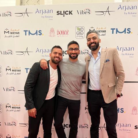 صلاح أبو المجد وأنس بوخش في مؤتمر Talk less and get the YES