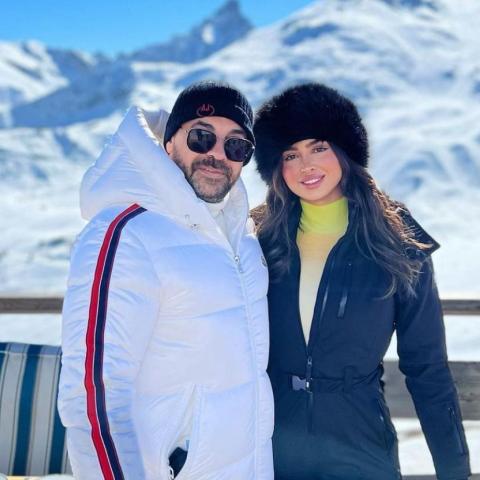 طارق العريان مع نيكول سعفان - إنستغرام