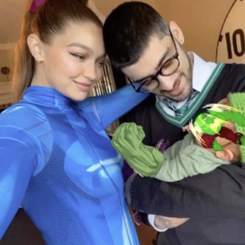 جيجي حديد وزين مالك - صورة من انستغرام