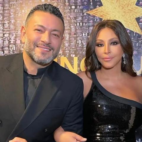 زياد برجي و اليسا - صورة من السوشيال ميديا