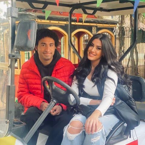 علي ربيع و ميرنا نور الدين - صورة من انستقرام