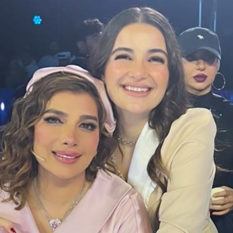 أصالة و ابنتها شام من كواليس سعودي آيدول