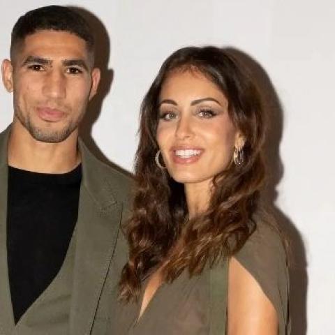 أشرف حكيمي  و هبة عبوق