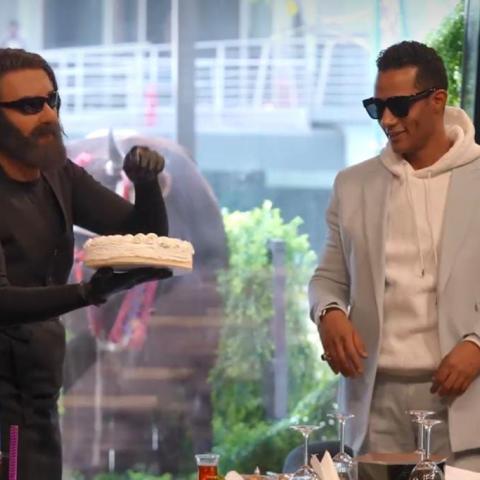 محمد رمضان من الحلقة الأولى من برنامج رامز