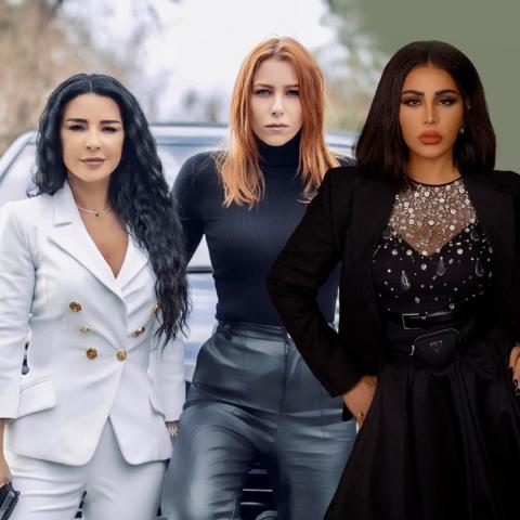 أحلام وماغي بو غصن و دانييلا رحمة - صورة معدلة