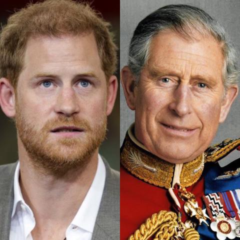الامير هاري والملك تشارلز - تويتر