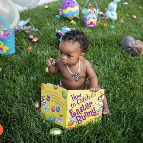 إبن ريهانا في عيد الفصح - إنستغرام