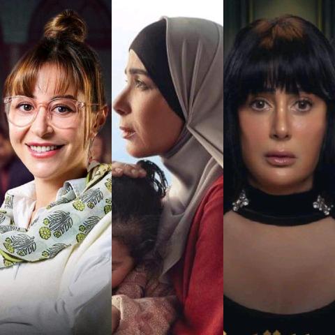 غادة عبد الرازق ومنى زكي ومنة شلبي