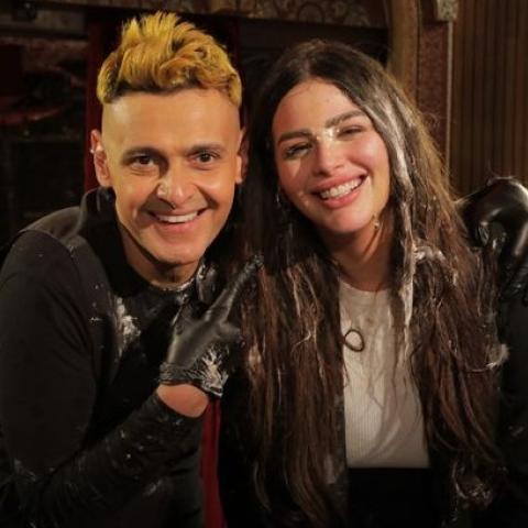 رامز جلال وهنادي مهنا