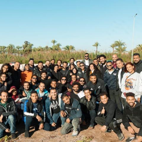 فريق عمل مسلسل تحت الوصاية في نهاية التصوير - صورة من إنستقرام