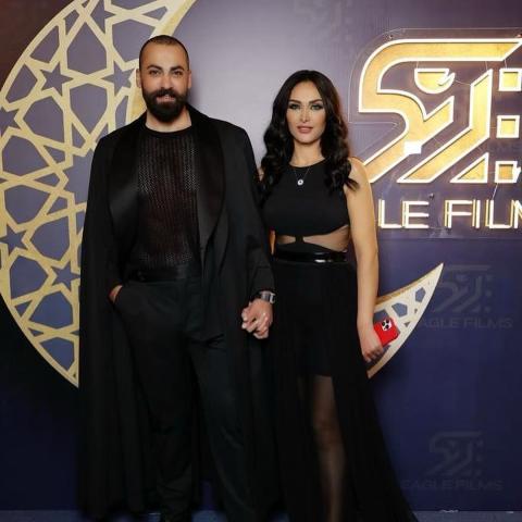 مهيار خضور مع زوجته قمر خلف من سحور Eagle Film