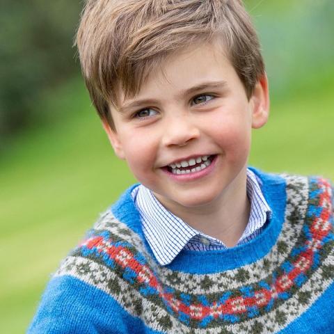 الأمير لويس في عيد ميلاده- انستقرام @princeandprincessofwales