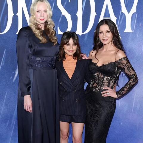 نجوم Wednesday في حفل الإعلان عن الموسم الثاني - صورة من إنستقرام