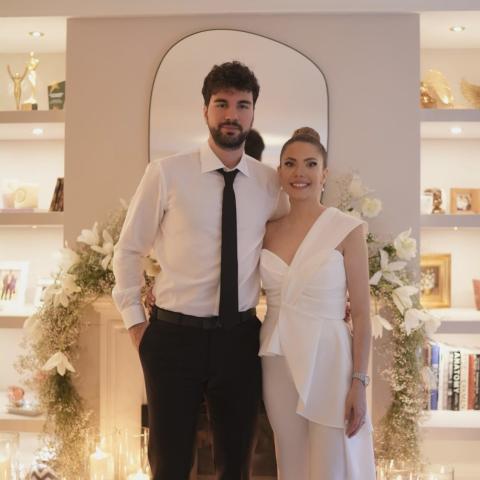 خطوبة إيدا إيجي وبورهان تونجر - إنستغرام