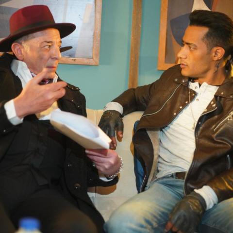 محمد رمضان ومحمود حميدة من فيلم هارلي