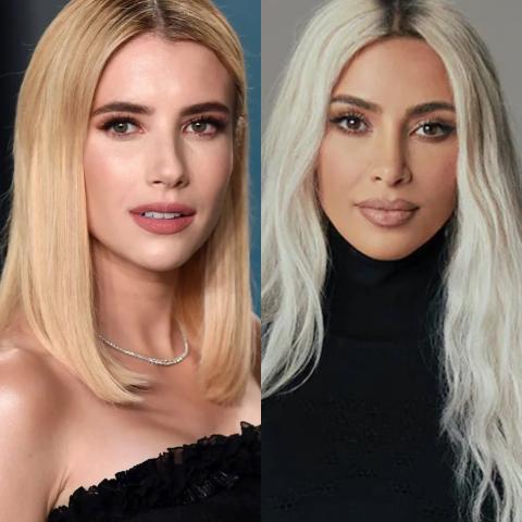 كيم كارداشيان وإيما روبرتس