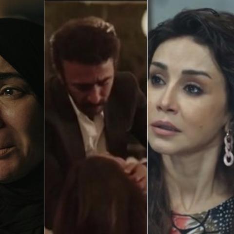 صورة من تويتر / منى زكي - كاريس بشار - أحمد العوضي - ياسمين عبد العزيز