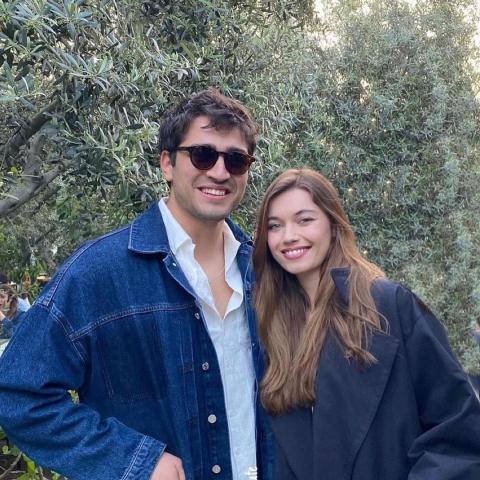 عفراء ساراتش أوغلو و ميرت رمضان ديمير - صورة من السوشيال ميديا