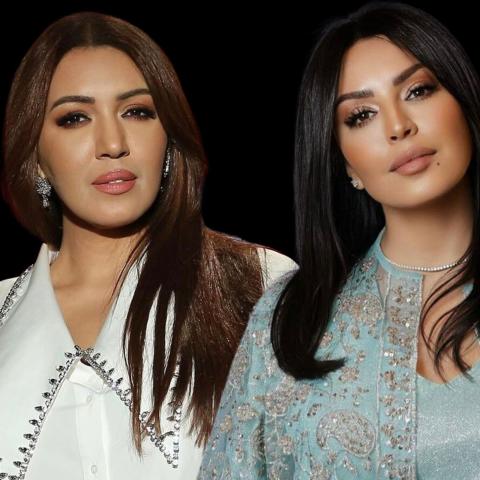 أسما لمنور و أمل بوشوشة - صورةمعدلة