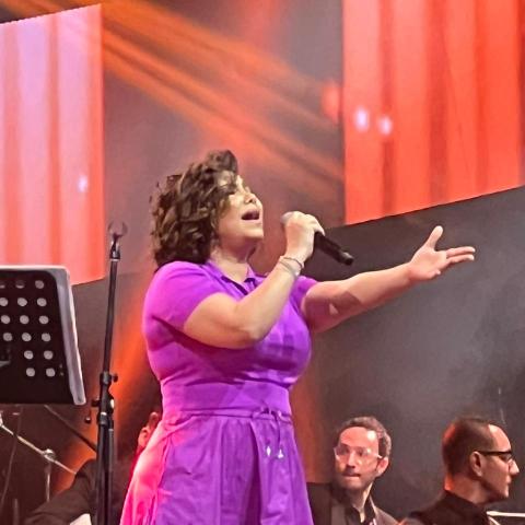 شيرين عبد الوهاب من حفلها في دبي