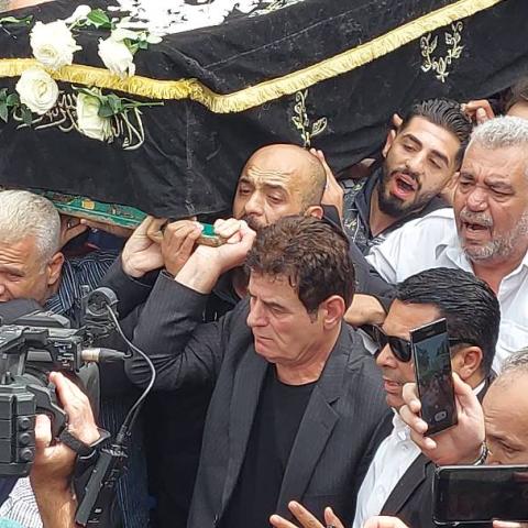 جنازة الراحل محمد قنوع