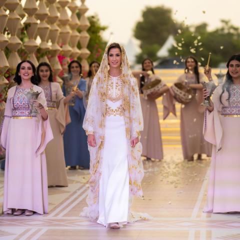 رجوة آل سيف من إطلالتها في حفل ليلة الحناء