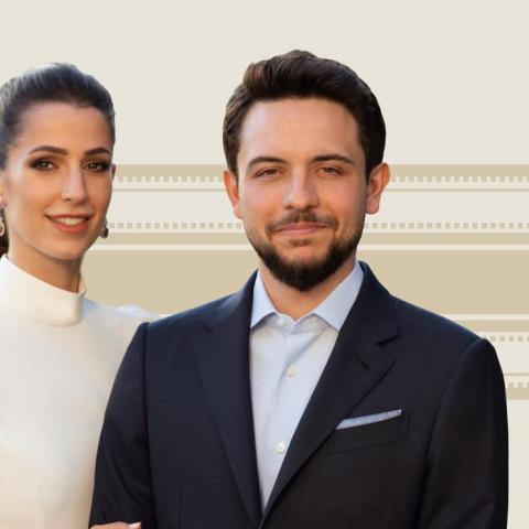 الأمير الحسين بن عبدالله الثاني ولي عهد الأردن، والآنسة رجوة آل سيف - صورة من غوغل