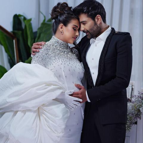 فرح الهادي وعقيل الرئيسي - صورة من إنستقرام