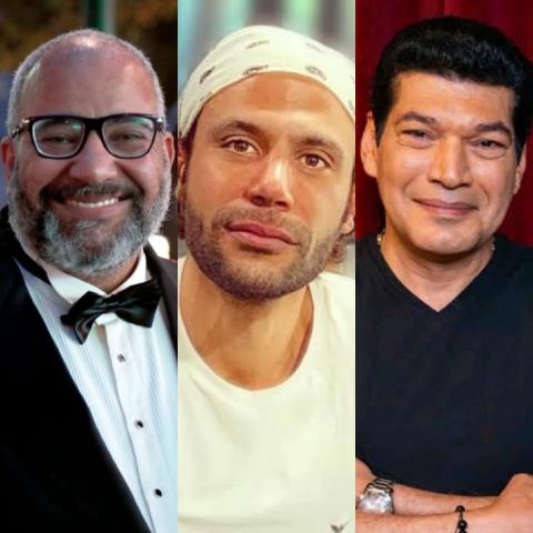 محمد امام وبيومي فؤاد وباسم سمرة