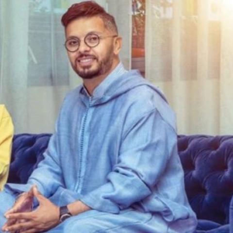 هند التازي و حاتم عمور - صورة من السوشيال ميديا