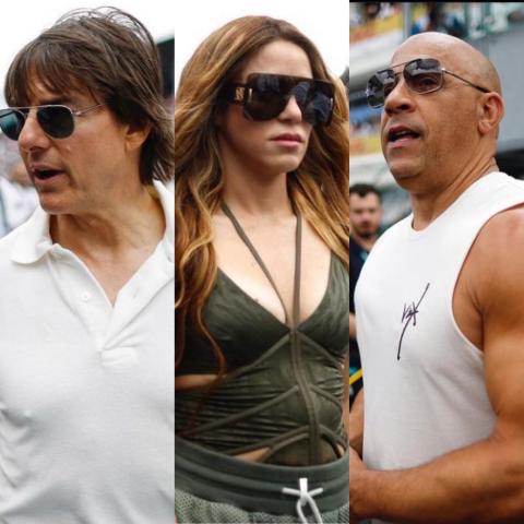 فين ديزل وشاكيرا وتوم كروز في سباق ميامي للفورمولا 1