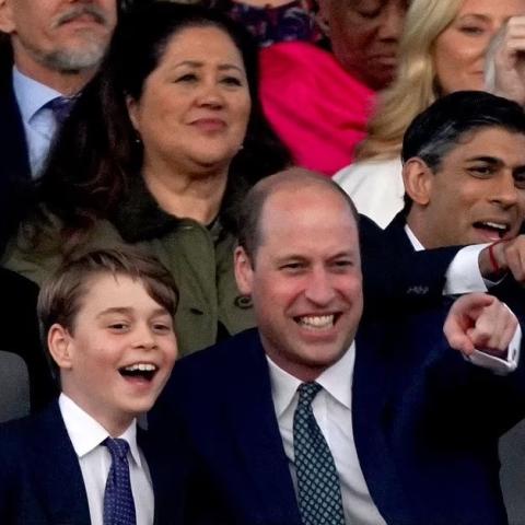 الأمير وليام والأمير جورج - صورة من إنستقرام