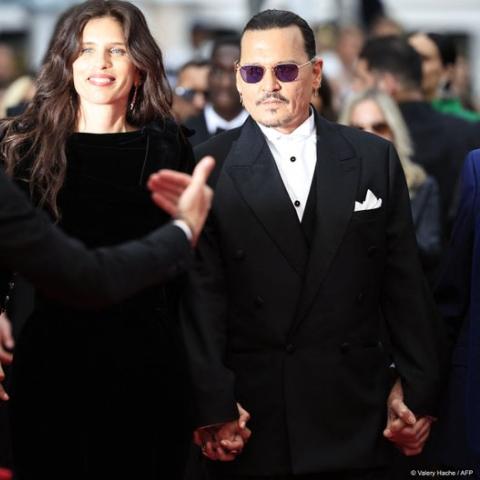 جوني ديب من افتتاح مهرجان كان - صورة من حساب Festival de Cannes على تويتر