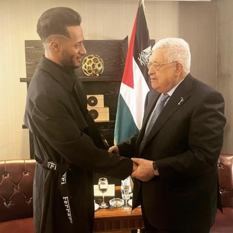 محمود عباس ومحمد رمضان - إنستغرام
