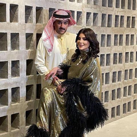 إلهام الفضالة و شهاب جوهر - صورة من إنستقرام