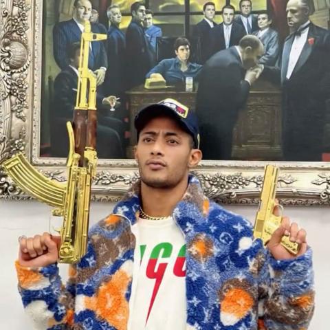 محمد رمضان - صورة معدلة من السوشيال ميديا