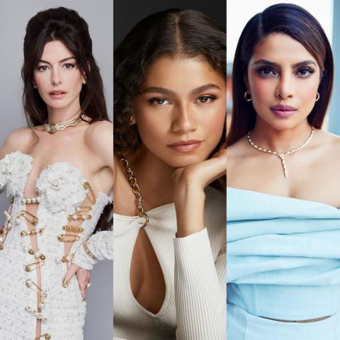 بريانكا شوبرا وزندايا وآن هاثاواي- الصور معدلة من انستقرام النجمات