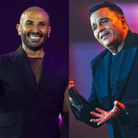 محمد فؤاد و أحمد سعد من حفل جدة